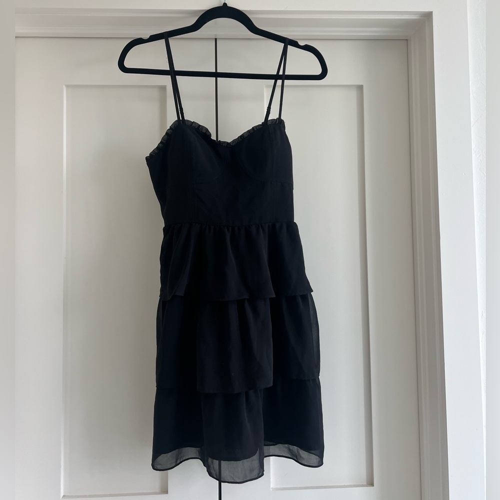 NWT American Eagle Black Tiered Dress